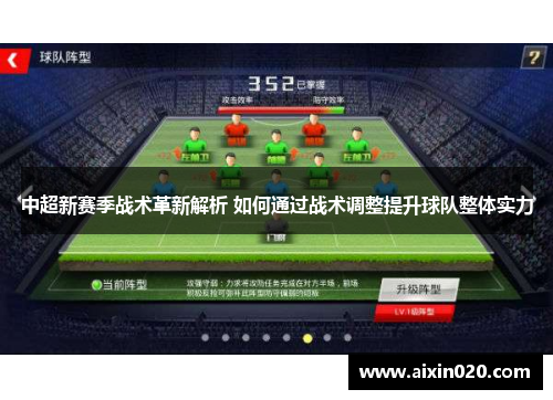 中超新赛季战术革新解析 如何通过战术调整提升球队整体实力