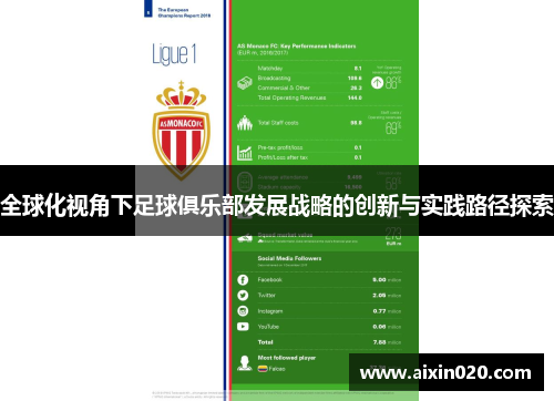 全球化视角下足球俱乐部发展战略的创新与实践路径探索